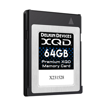 Delkin Premium XQD Memory Card 64gb